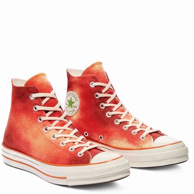 Converse x Concepts Southern Flame Chuck 70 - Naisten Matalavartiset Tennarit - Oranssi/Punainen